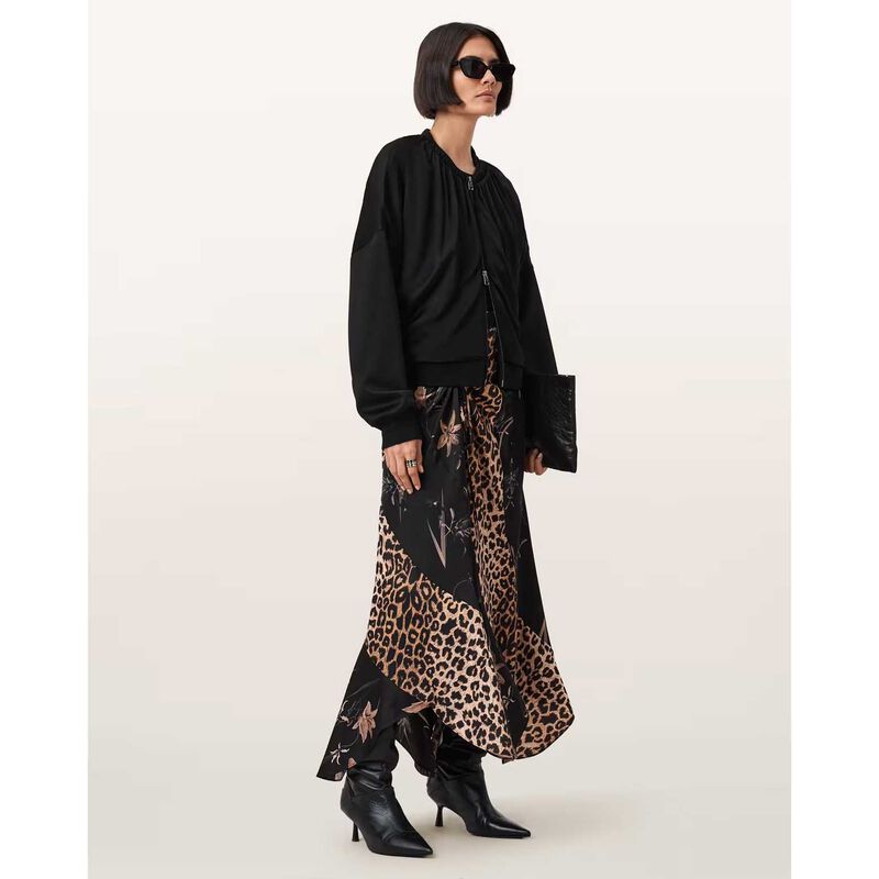 AllSaints Arleen Printed Maxi Skirt image number 3